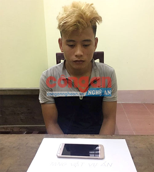 Lê Đình Truyền và tang vật vụ án   