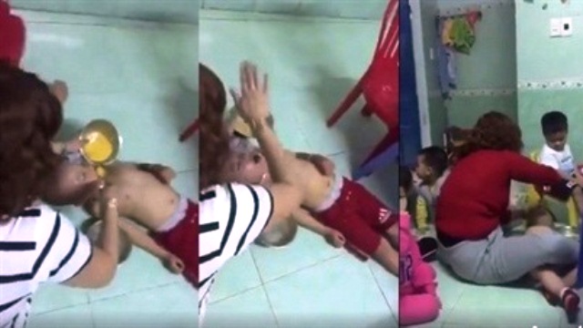 Xôn xao vụ việc bảo mẫu bạo hành trẻ ở Đà Nẵng