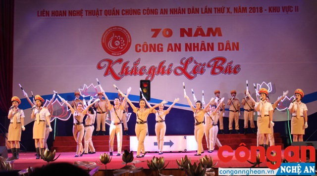 Ấn tượng Liên hoan nghệ thuật quần chúng Công an nhân dân