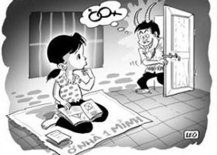 Khởi tố cha dượng xâm hại con riêng của vợ
