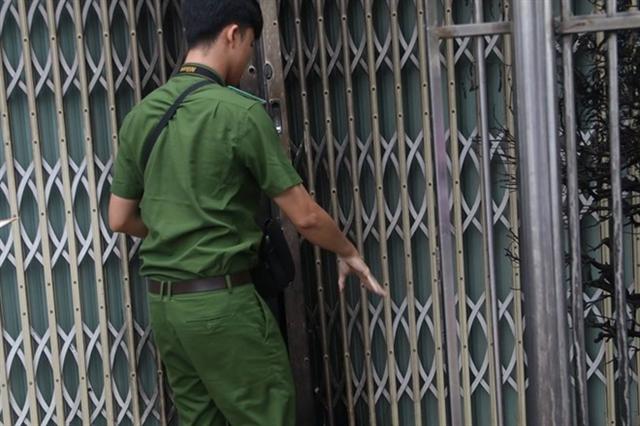 Công an TP Nha Trang khám nghiệm hiện trường 