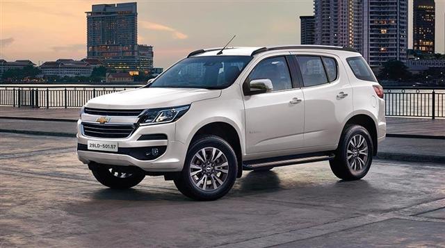 2. Chevrolet Trailblazer: Mức giảm giá là 80 triệu đồng; Giá bán mới là 859 - 1.075 triệu đồng