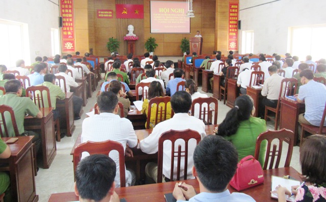 Nghĩa Đàn tập huấn công tác QLNN về ANTT trên lĩnh vực tôn giáo
