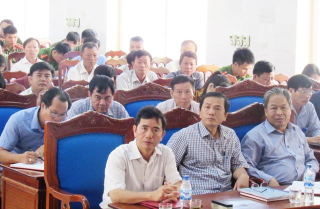 Các đại biểu tham dự lớp tập huấn