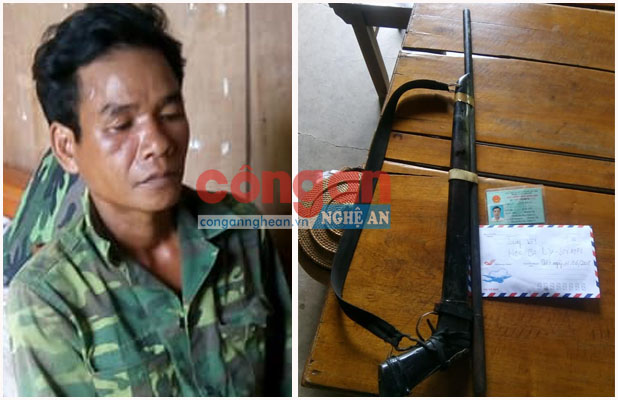 1 ngày, bắt 2 đối tượng mua bán, tàng trữ ma túy sử dụng vũ khí 'nóng'