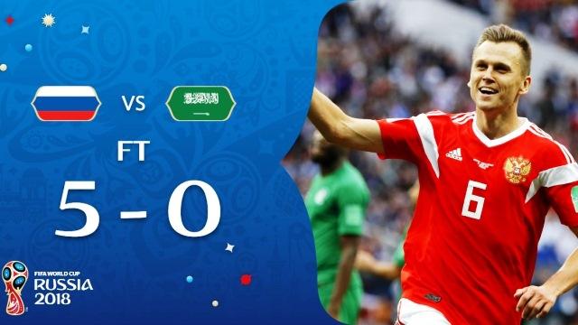 Nga đè bẹp Saudi Arabia 5-0