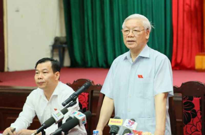 Tổng Bí thư mong cử tri hết sức tỉnh táo, bình tĩnh, không để mắc mưu