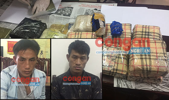 Thu giữ 3 bánh heroin, 10 kg ma túy đá, 24.000 viên ma túy tổng hợp