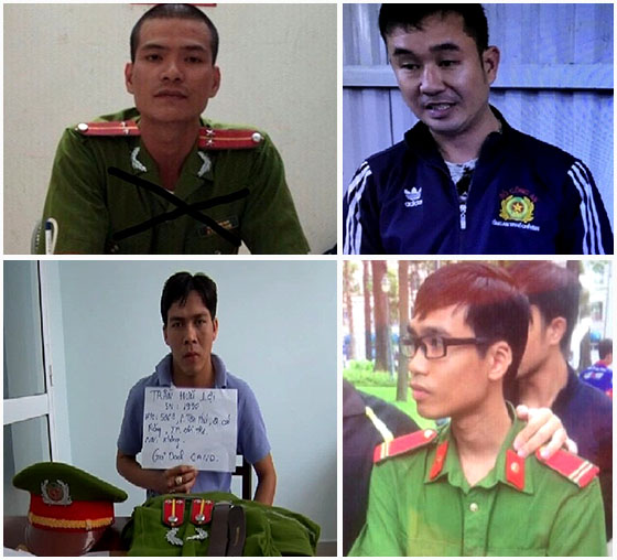 Một số đối tượng giả danh Công an bị phát hiện, bắt giữ trong thời gian vừa qua