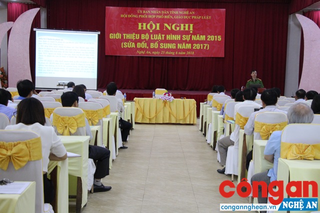 Phổ biến những điểm mới của Bộ luật Hình sự 2015