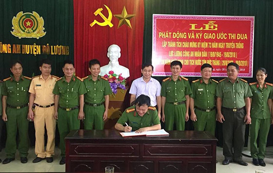 CAH Đô Lương phát động đợt thi đua chào mừng các ngày lễ lớn