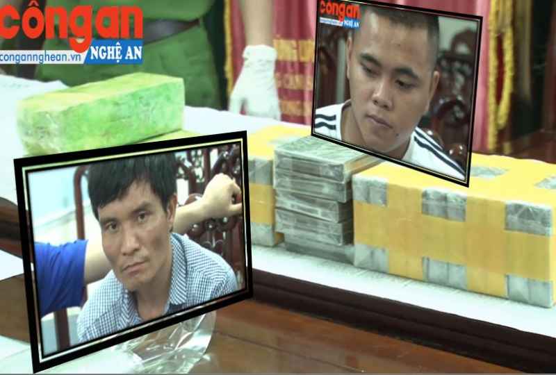 Video 2 kẻ buôn 19 bánh hêrôin tại cơ quan công an