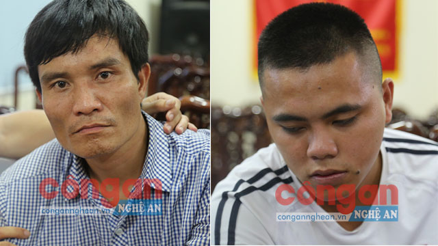 2 đối tượng Kha Văn Công và Quang Văn Là