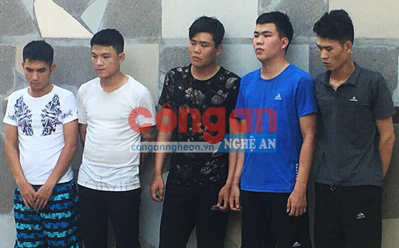 5 đối tượng bị bắt giữ