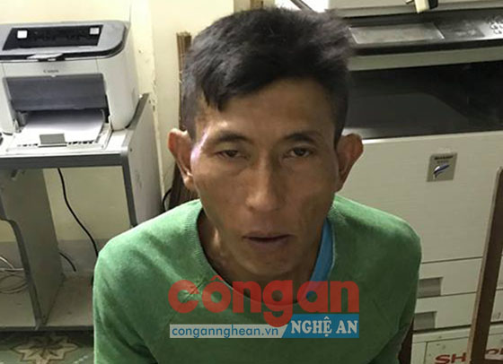 Đối tượng Cụt Văn Ly tại cơ quan Công an