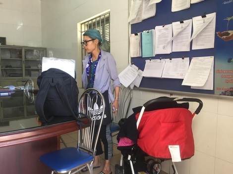 Đoàn Thúy Hà những ngày đầu trong Trung tâm Bảo trợ xã hội.