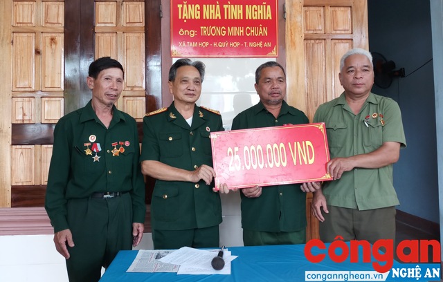 Hỗ trợ xây nhà tình nghĩa cho người có công