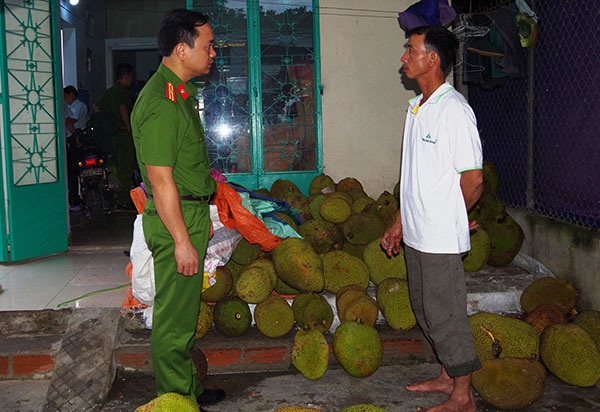 Phát hiện cơ sở bơm hóa chất làm mít chín nhanh