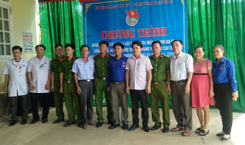 Đây là hoạt động thường niên, thể hiện sự tri ân của Đoàn cơ sở trại giam số 3, Huyện đoàn Tân Kỳ và CLB thầy thuốc trẻ huyện Tân Kỳ