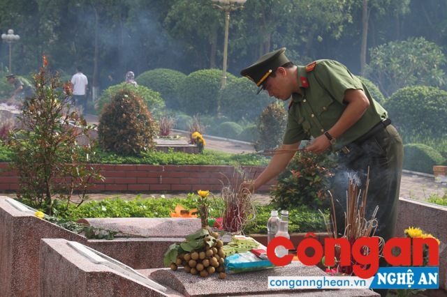 Nghĩa trang TP Vinh là nơi yên nghỉ của hơn 1.000 anh hùng liệt sĩ