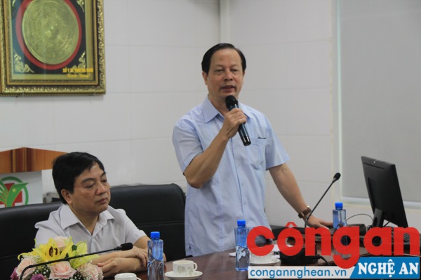 Đại diễn lãnh đạo Sở ý tế tỉnh Thái Bình 
