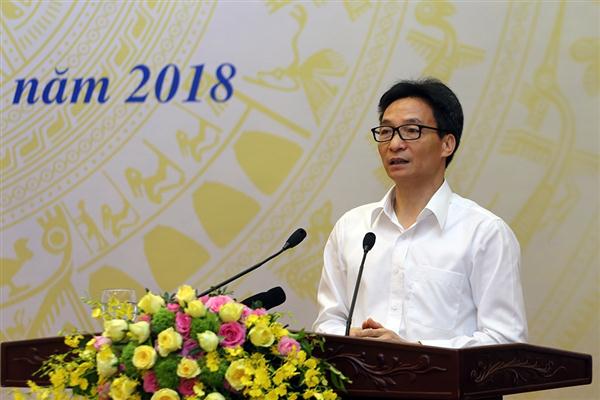 Phó Thủ tướng Vũ Đức Đam: Giáo dục quan trọng nhất là phải cởi mở, minh bạch thì mới tạo được sự đồng thuận trong xã hội. Ảnh: VGP/Đình Nam
