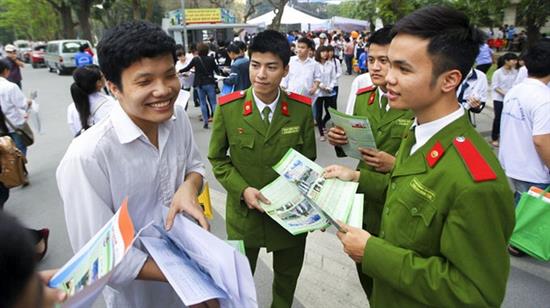 Các trường CAND công bố điểm trúng tuyển đại học 2018
