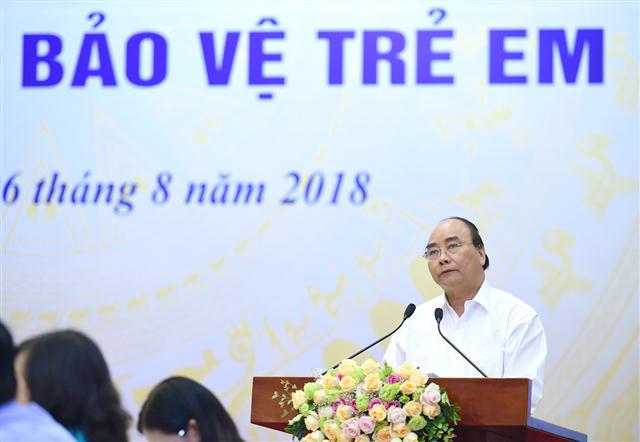 Thủ tướng đặc biệt quan tâm tới công tác bảo vệ trẻ em - Ảnh: VGP/Quang Hiếu