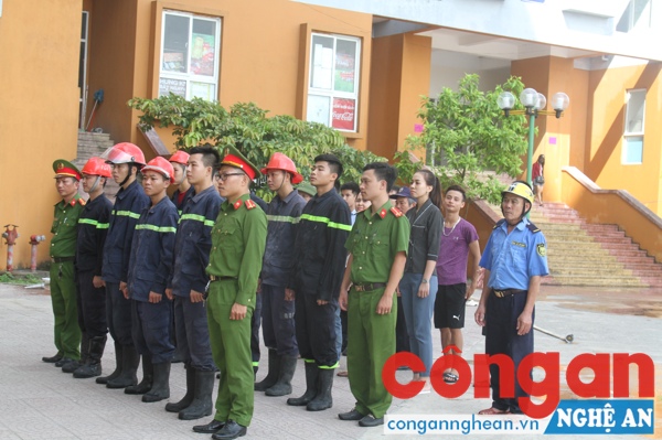 Lực lượng tham gia diễn tập