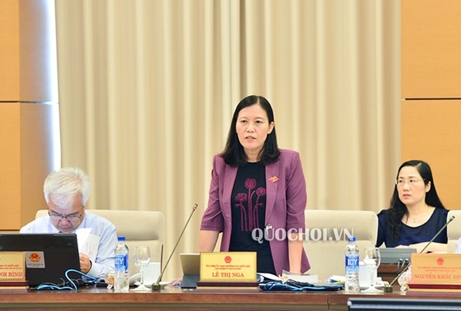 Chủ nhiệm Uỷ ban Tư pháp Lê Thị Nga