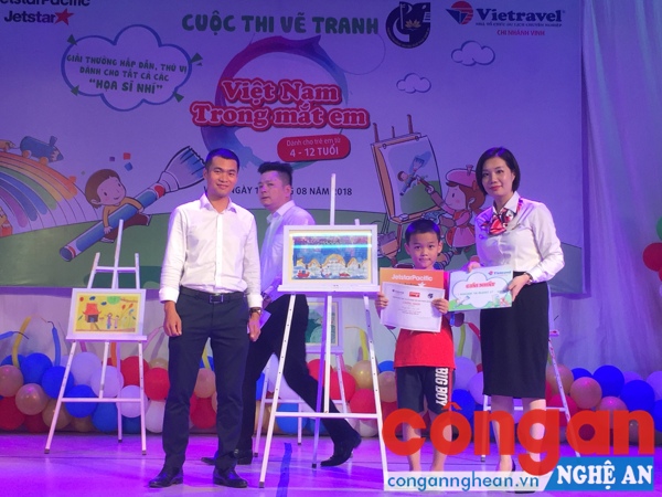 Tác phẩm đạt giải Nhất của em Gia Phúc, trường Tiểu học Hưng Hòa