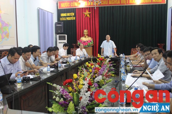 Hưng Nguyên: Họp báo cung cấp thông tin về việc thu hồi đất thuộc Dự án VSIP