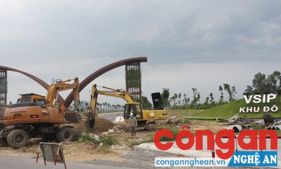 Việc giải phóng mặt bằng tại khu vực thu hồi đất của hộ bà Huyền đã hoàn thành