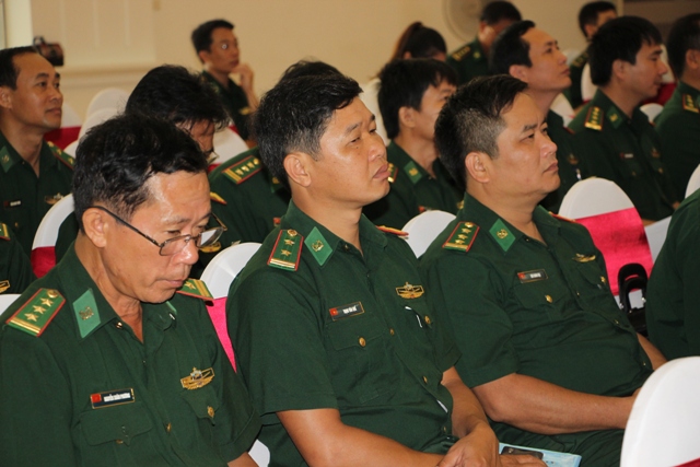 Chỉ huy&nbsp;BĐBP các đơn vị tham dự Hội nghị