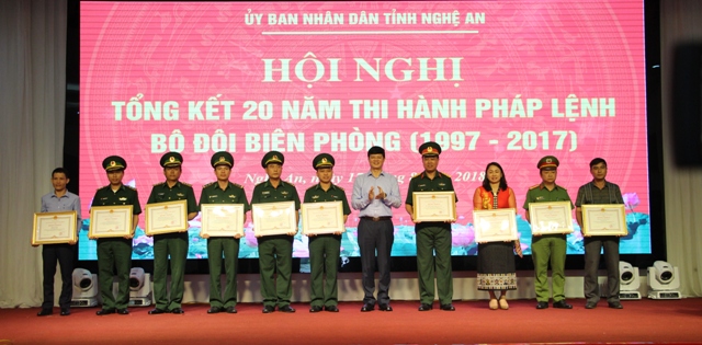 Tổng kết 20 năm thi hành Pháp lệnh Bộ đội Biên phòng
