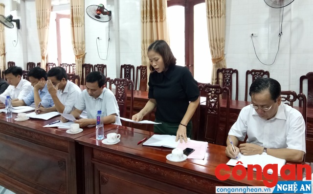 Công tác chuẩn bị cho các kỳ họp HĐND được Thường trực HĐND TX Thái Hòa thực hiện nghiêm túc