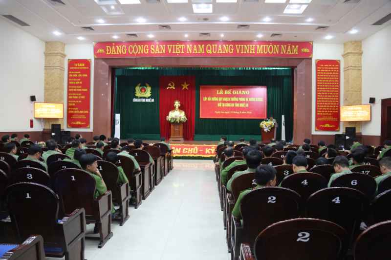 Toàn cảnh lễ bế giảng
