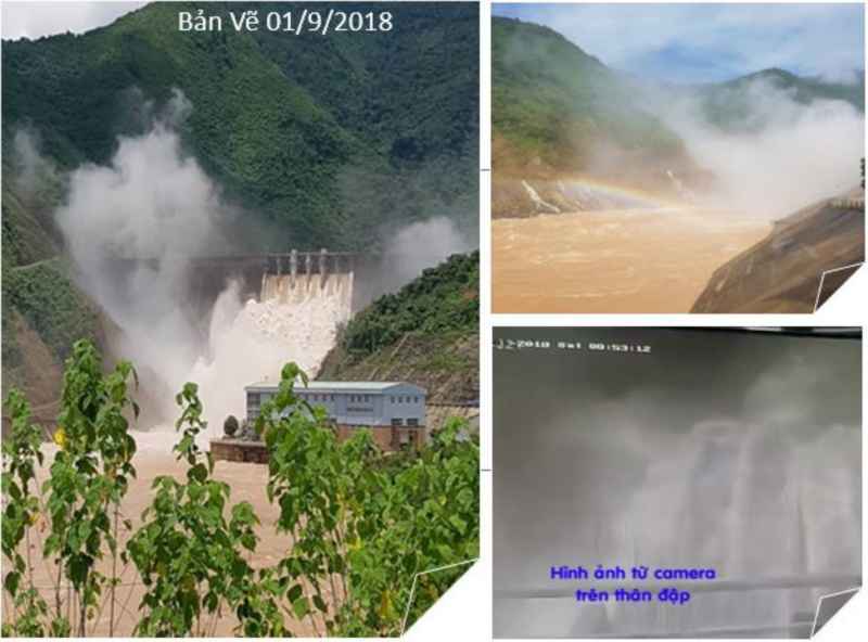 Video mới nhất từ đập Bản Vẽ (ngày 1/9/2018)