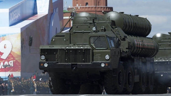 Một hệ thống S-400. Ảnh: TASS