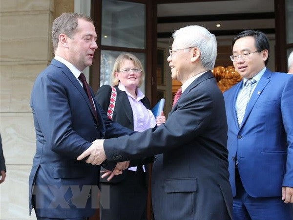 Việt Nam coi trọng phát triển Đối tác chiến lược toàn diện với Nga