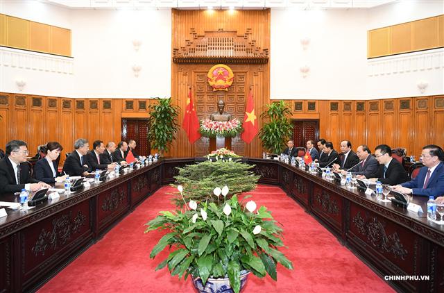 Toàn cảnh buổi tiếp. Ảnh: VGP/Quang Hiếu
