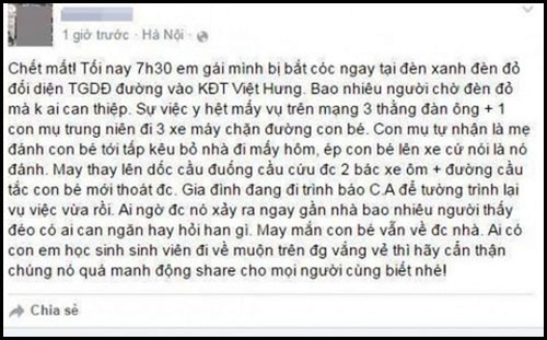 Những hoang tin về việc trẻ con bị bắt cóc khiến dư luận nhiều lần dậy sóng, hoang mang