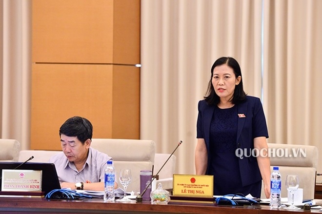 Chủ nhiệm Uỷ ban Tư pháp Lê Thị Nga