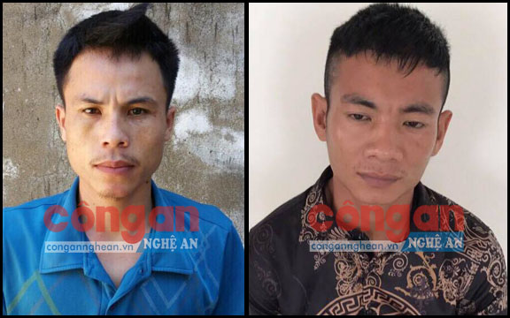 Nguyễn Xuân Biền và Thái Văn Tân tại cơ quan Công an