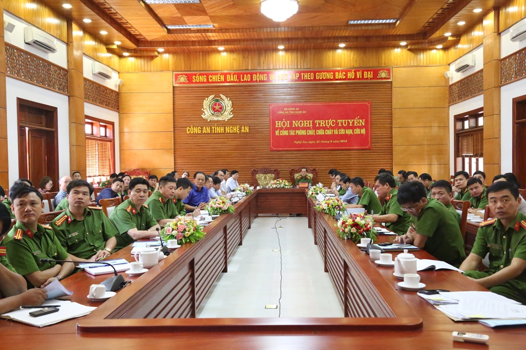 Hội nghị trực tuyến về công tác PCCC&CNCH