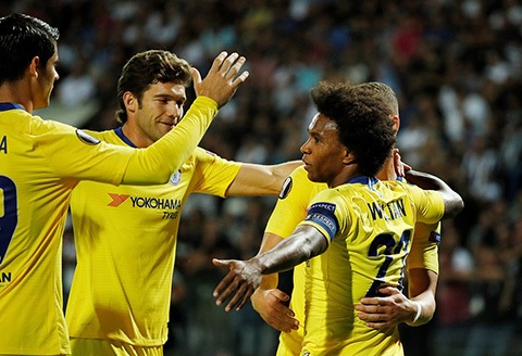Willian mở tỷ số cho Chelsea
