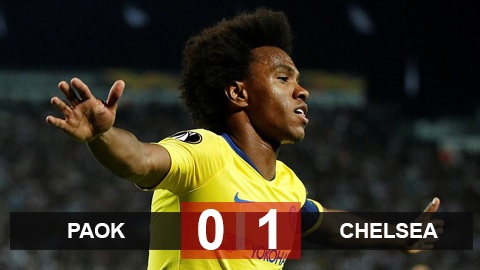 PAOK - Chelsea: 7 phút định đoạt
