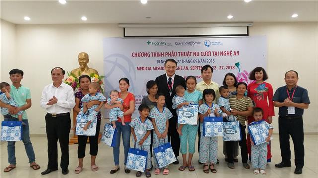 Phẫu thuật miễn phí cho gần 100 trẻ em dị tật hàm mặt