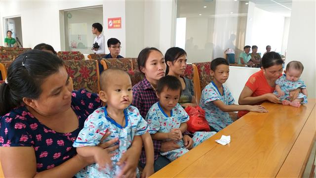 Dự kiến, đợt này sẽ có 85 trẻ bị dị tật hàm mặt được phẫu thuật miễn phí