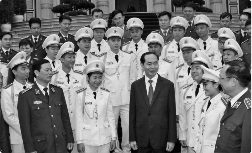 Chủ tịch nước Trần Đại Quang với Công an nhân dân